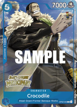 Crocodile (OP02-053) (V.1) [English] [Near Mint]