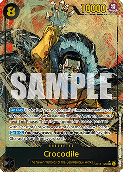 Crocodile (OP14-120) (V.2) [English] [Near Mint]