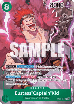 Eustass"Captain"Kid (OP01-051) (V.2) [English] [Near Mint]