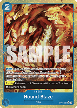 Hound Blaze (OP05-057) (V.4) [English] [Near Mint]
