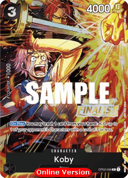 Koby (OP02-098) (V.2) [English] [Near Mint]