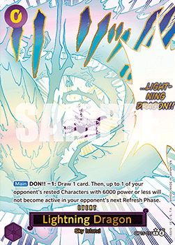 Lightning Dragon (OP15-077) (V.2) [English] [Near Mint]