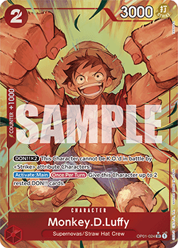 Monkey.D.Luffy (OP01-024) (V.2) [English] [Near Mint]