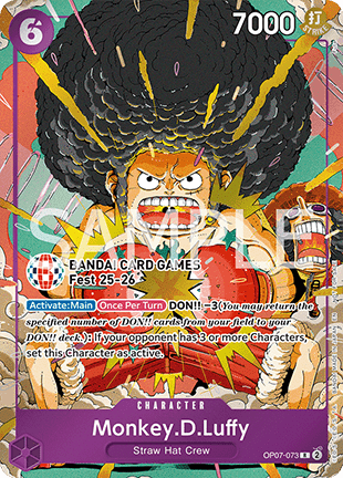 Monkey.D.Luffy (OP07-073) [English] [Near Mint]