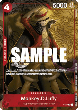 Monkey.D.Luffy (P-007) [English] [Near Mint]