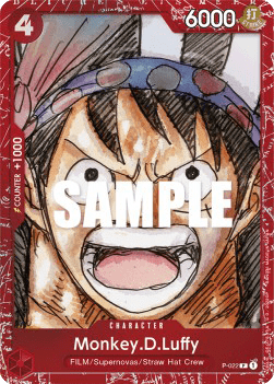 Monkey.D.Luffy (P-022) [English] [Near Mint]