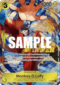 Monkey.D.Luffy (P-036) (V.3) [English] [Near Mint]