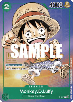 Monkey.D.Luffy (P-037) [English] [Near Mint]
