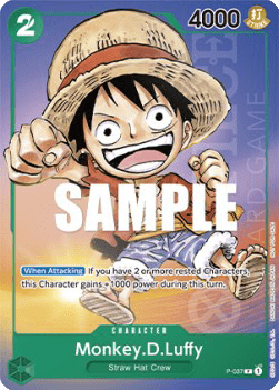 Monkey.D.Luffy (P-037) (V.1) [English] [Near Mint]