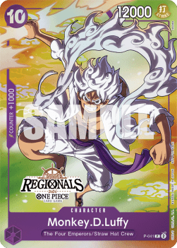 Monkey.D.Luffy (P-041) (V.1) [English] [Near Mint]