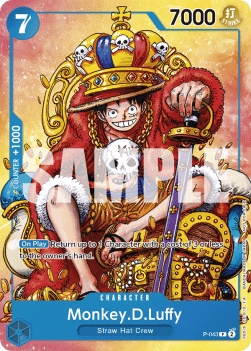 Monkey.D.Luffy (P-043) (V.1) [English] [Near Mint]
