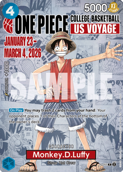 Monkey.D.Luffy (P-055) (V.3) [English] [Near Mint]