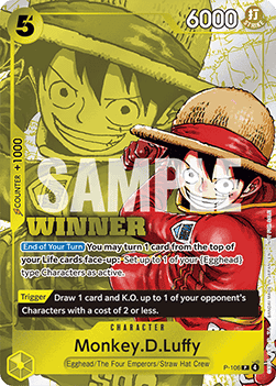 Monkey.D.Luffy (P-106) (V.1) [English] [Near Mint]