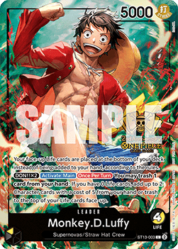 Monkey.D.Luffy (ST13-003) (V.2) [English] [Near Mint]