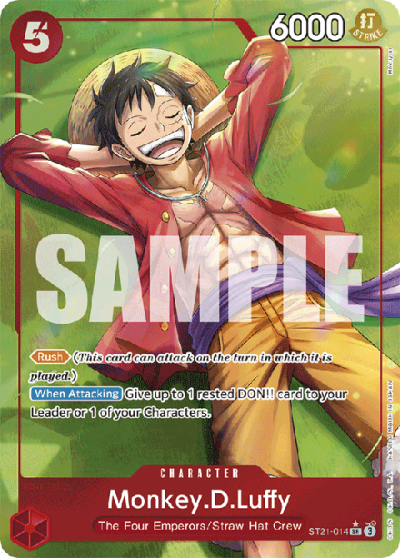 Monkey.D.Luffy (ST21-014) (V.2) [English] [Near Mint]