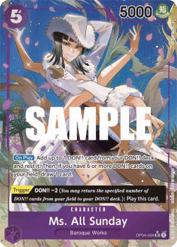 Ms. All Sunday (OP04-064) (V.2) [English] [Near Mint]