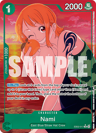 Nami (EB02-017) (V.2) [English] [Near Mint]