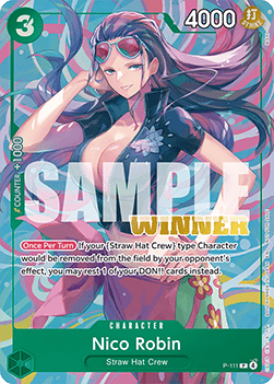Nico Robin (P-111) (V.2) [English] [Near Mint]