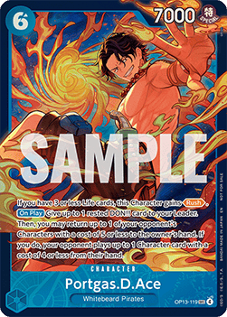 Portgas.D.Ace (OP13-119) (V.1) [English] [Near Mint]