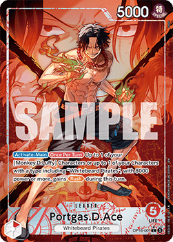 Portgas.D.Ace (OP16-001) (V.2) [English] [Near Mint]