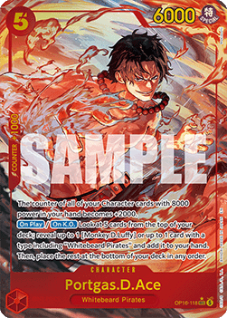 Portgas.D.Ace (OP16-118) (V.2) [English] [Near Mint]