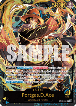 Portgas.D.Ace (ST13-002) (V.1) [English] [Near Mint]