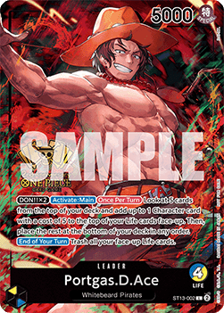 Portgas.D.Ace (ST13-002) (V.2) [English] [Near Mint]