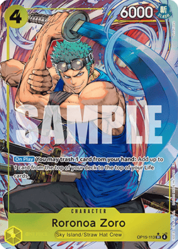 Roronoa Zoro (OP15-113) (V.2) [English] [Near Mint]