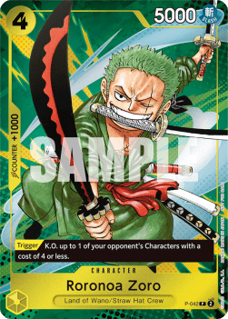 Roronoa Zoro (P-042) [English] [Near Mint]