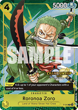 Roronoa Zoro (P-042) (V.1) [English] [Near Mint]