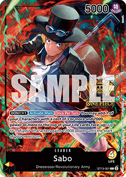 Sabo (ST13-001) (V.2) [English] [Near Mint]