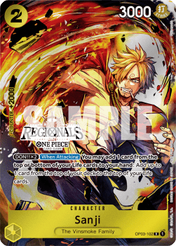 Sanji (OP03-102) (V.1) [English] [Near Mint]