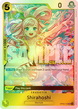 Shirahoshi (OP03-116) (V.5) [English] [Near Mint]