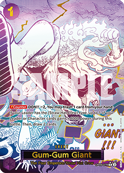 Gum-Gum Giant (OP09-078) (V.2) [English] [Near Mint]