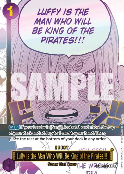 Luffy Is the Man Who Will Be King of the Pirates!!! (OP12-079) [English] [Near Mint]