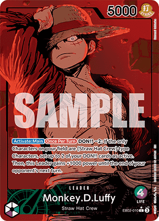 Monkey.D.Luffy (EB02-010) (V.2) [English] [Near Mint]