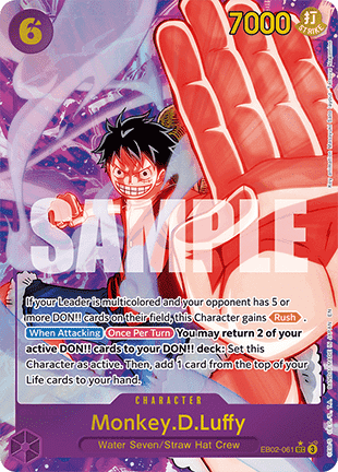 Monkey.D.Luffy (EB02-061) (V.2) [English] [Near Mint]