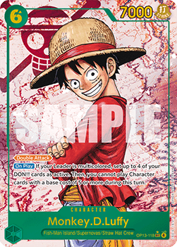 Monkey.D.Luffy (OP13-118) (V.2) [English] [Near Mint]