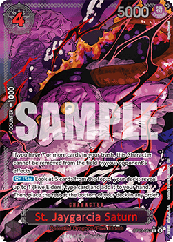 St. Jaygarcia Saturn (OP13-083) (V.3) [French] [Near Mint]